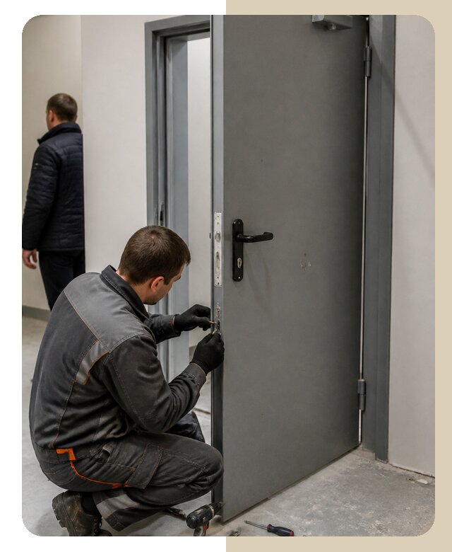 Ремонт противопожарной двери в Брянске по цене 6988 р. | ДвериЛегко-Бнк