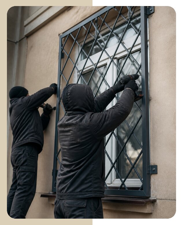 Установка антивандальных решеток на окна в Брянске